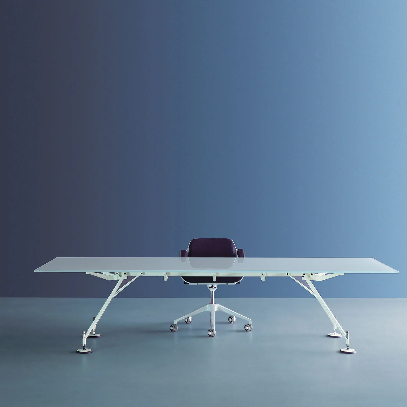 Tecno Spa - Weisser Tisch von Norman Foster