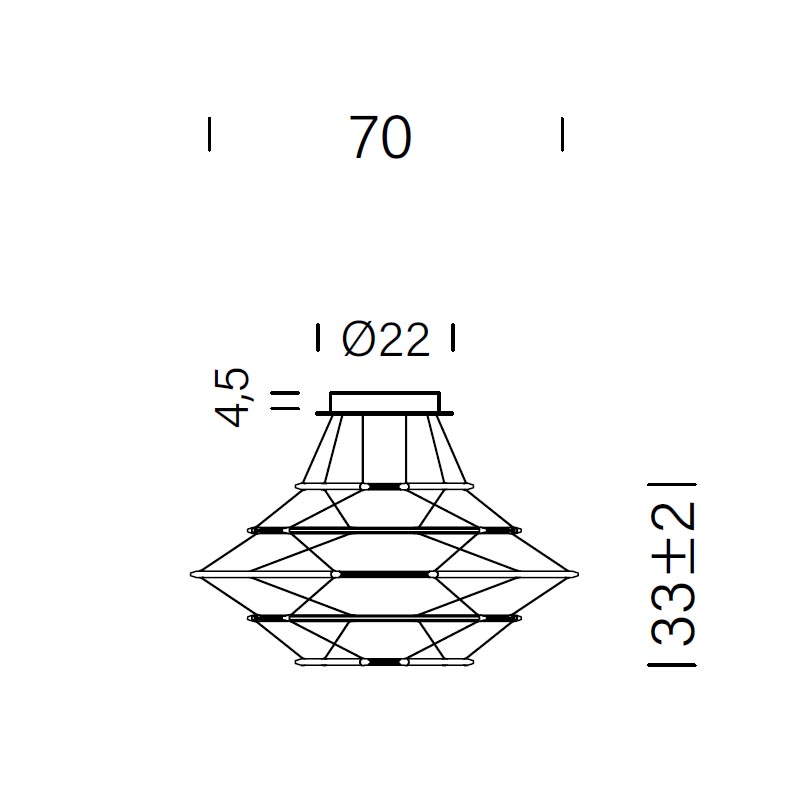 Nemo Lighting - Drop 5 LED-Pendelleuchte
