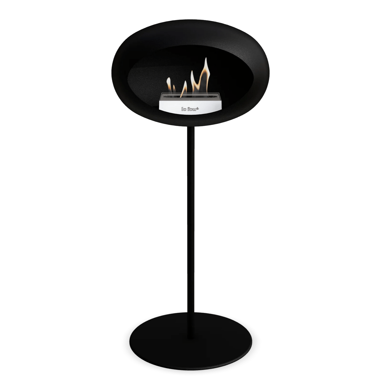 Le Feu - Black Ground Steel High Bioethanol-Kamin