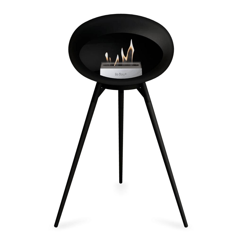 Le Feu - Black Ground Wood High Bioethanol-Kamin