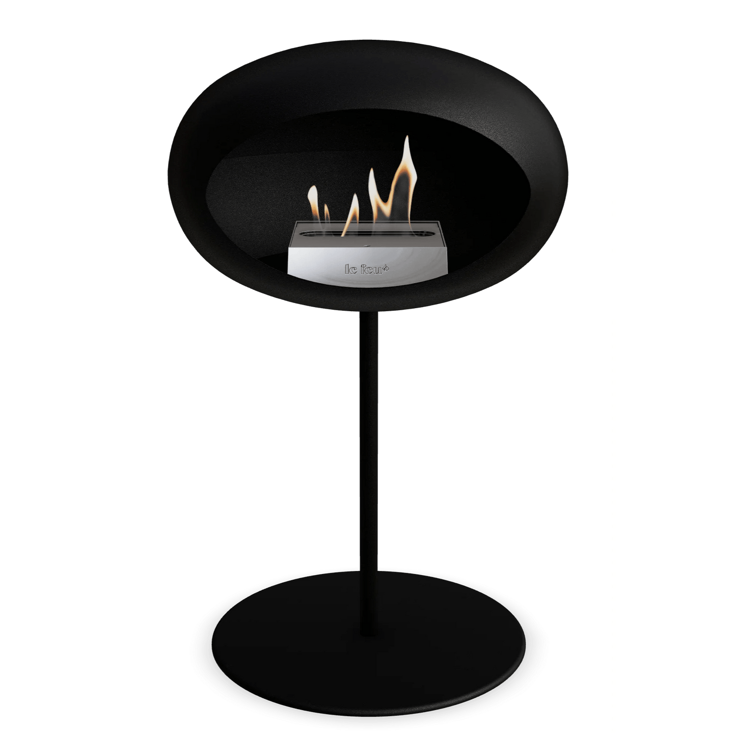 Le Feu - Black Ground Steel Low Bioethanol-Kamin