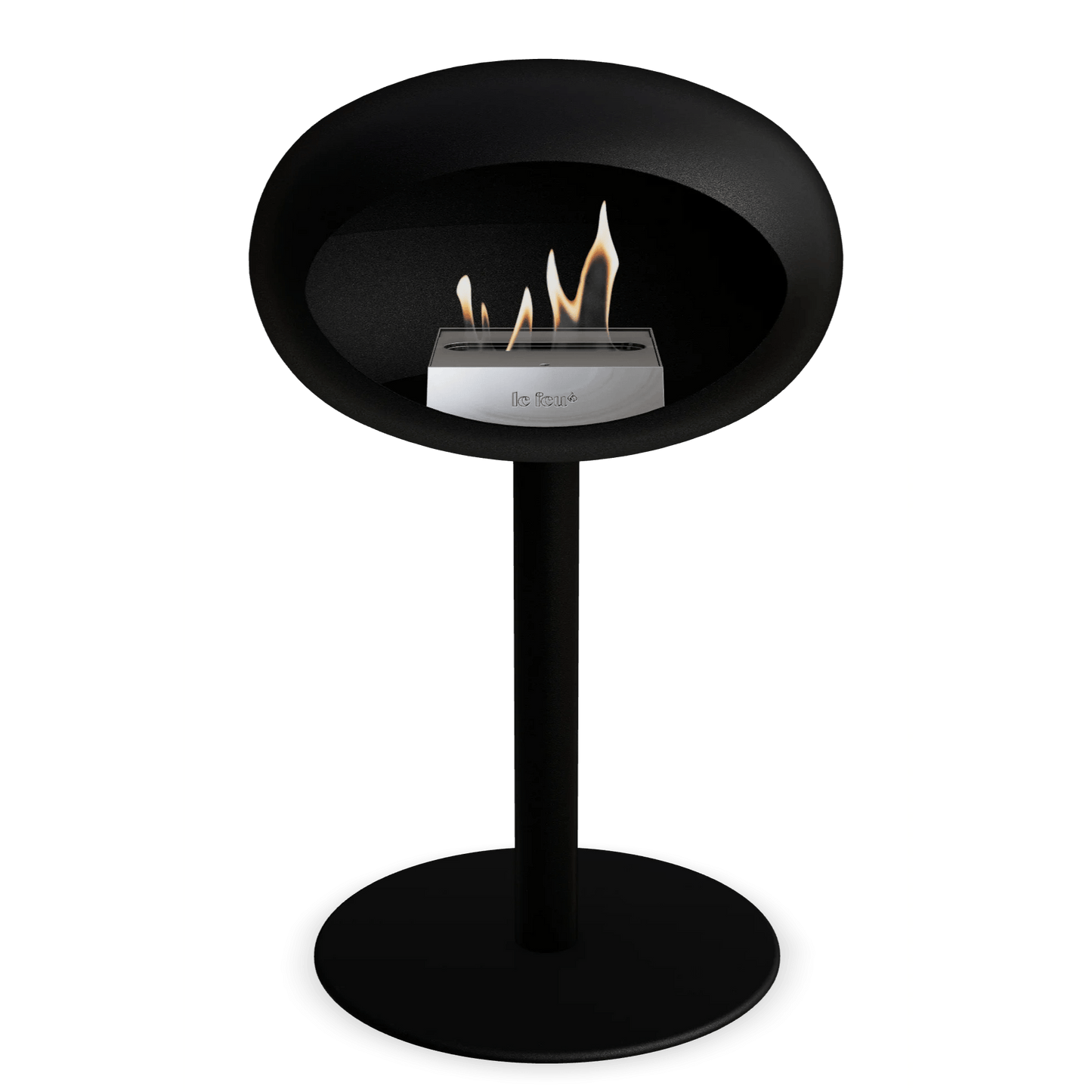 Le Feu - Black Ground Steel Low Bioethanol-Kamin