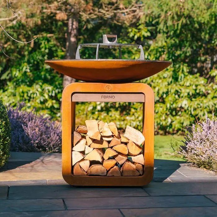   - Adezz - Außenküche Grill Seare Halo mit Holzlager                              