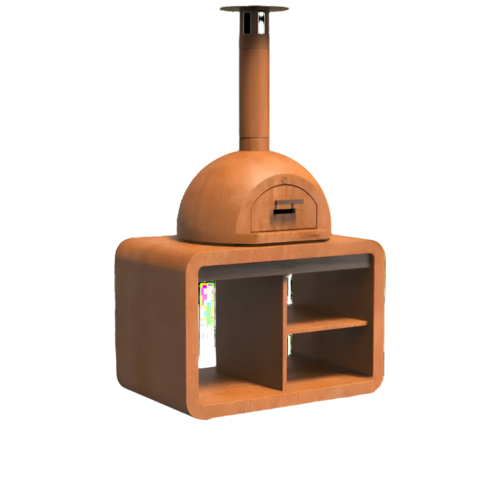   - Adezz - Kochstation Dome Small Cortenstahl                              