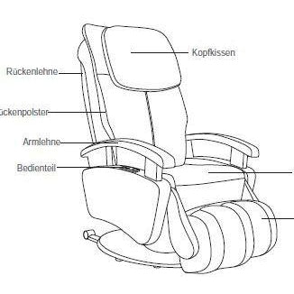   - Alpha Techno - Massagesessel AT-599i Comfort                              