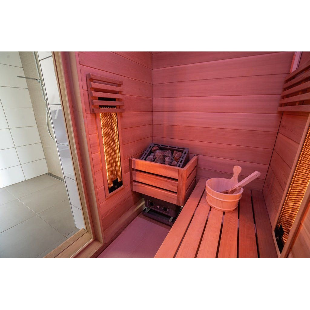   - Alpha Wellness - Infrarotsauna InfraWave Combi                              