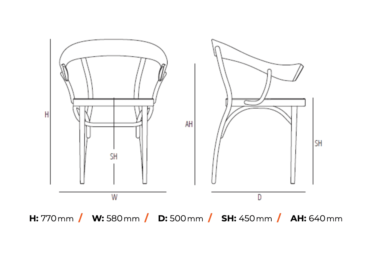 GTV Thonet - Bistrostuhl