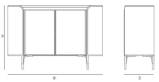 GTV Thonet - Mos Kommode