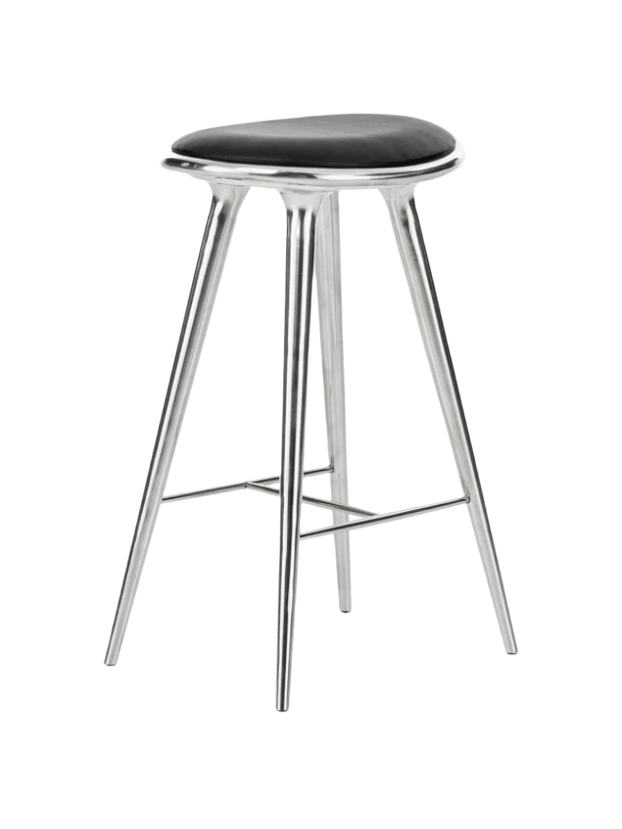 Mater - High Stool Barhocker Aluminium