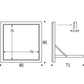 Ambivalenz - Fläpps Kittchen Tisch 80×80-1 – Weiss