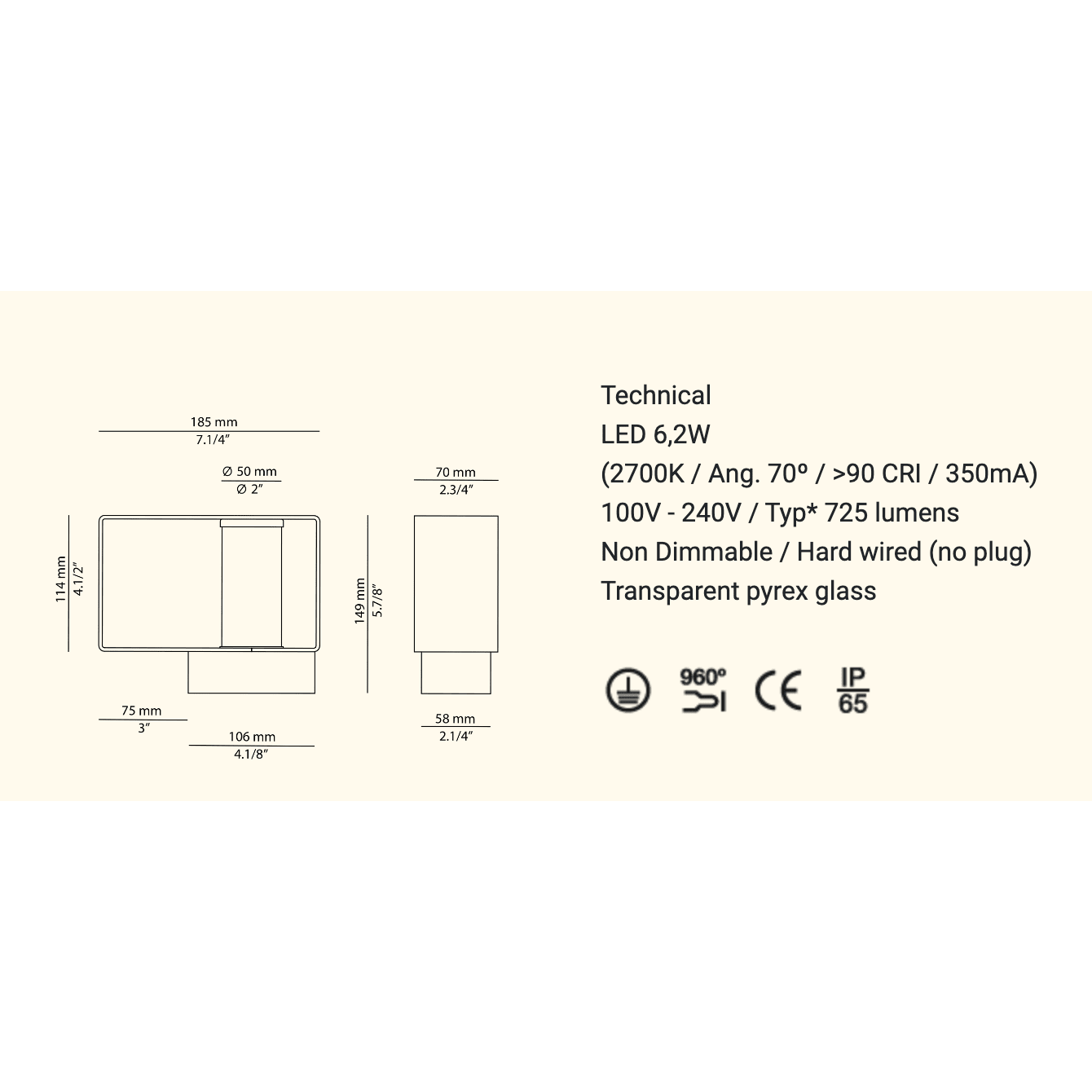   - Estiluz - Outdoor Stehleuchte Frame P-4054X                              