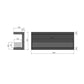   - Infire - Ethanolkamin Inside C1200V3 (mit breitem Blendrahmen)                              