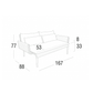 Roberti - Key West 2-Sitzer Sofa