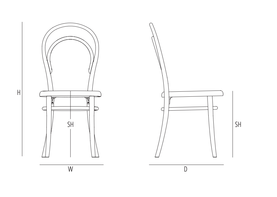 GTV Thonet - N.14 Stuhl