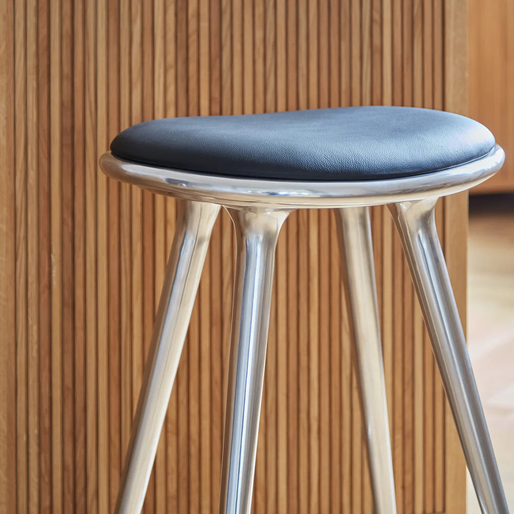 Mater - High Stool Barhocker Aluminium