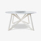 VELTHA® - Runder Tisch HERMU Carrara-Marmor Lazy Susan