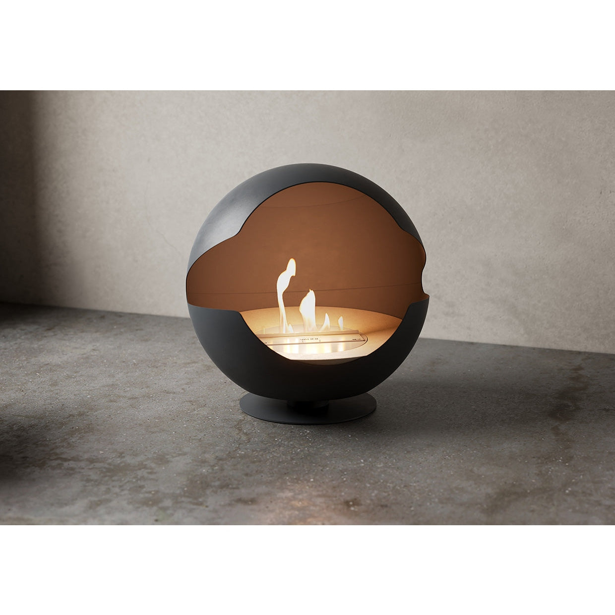 Vauni - Globe Black Low Ethanol-Kamin