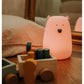 Big Bear Silicone Lamp with Remote - Pink