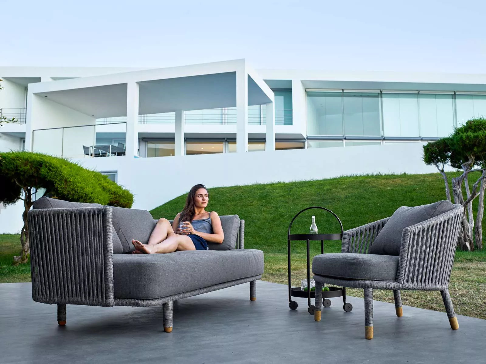 Cane-line - Moments 3-Sitzer Sofa