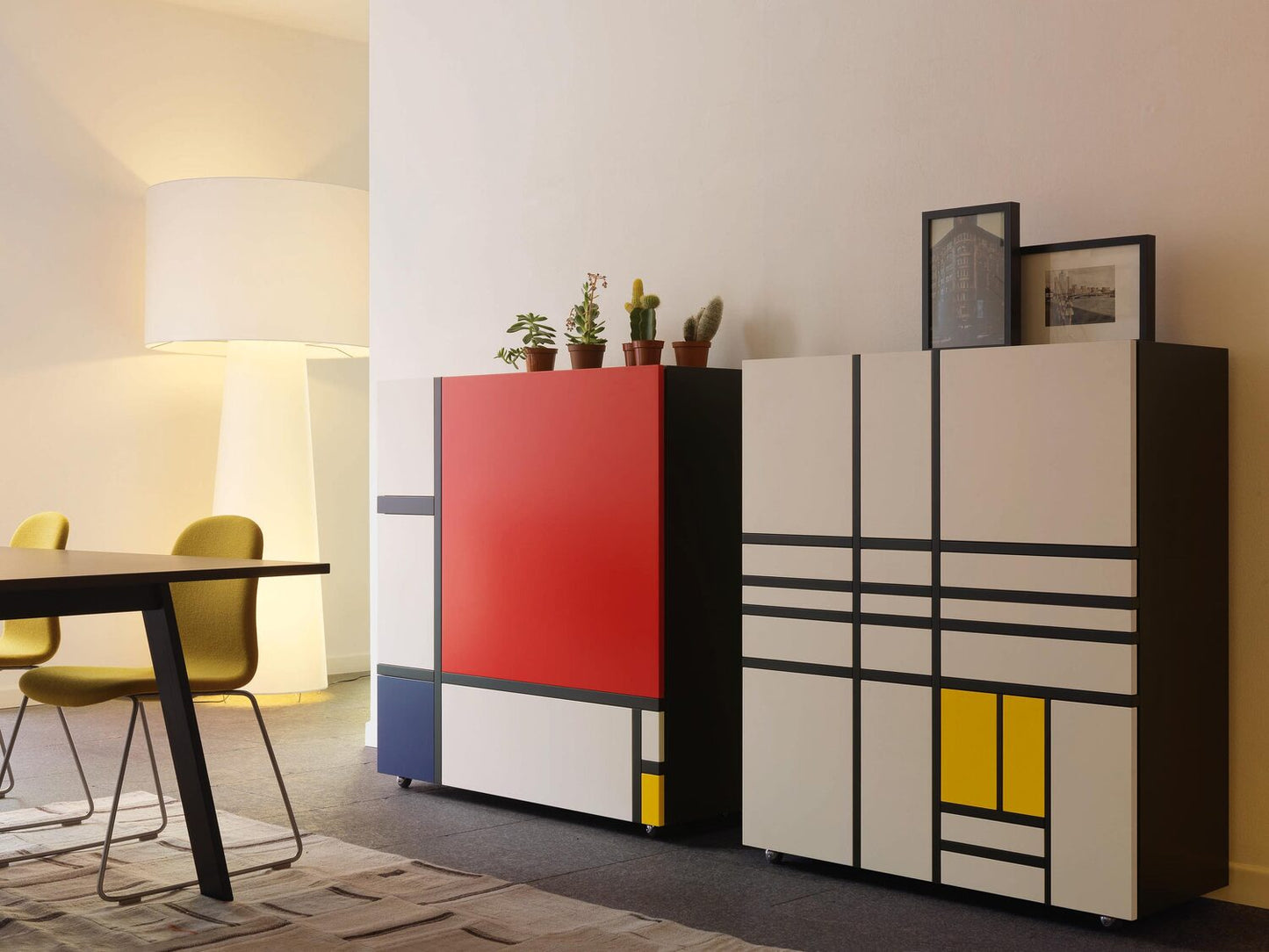 Cappellini - Homage To Mondrian Sideboards Shiro Kuramata