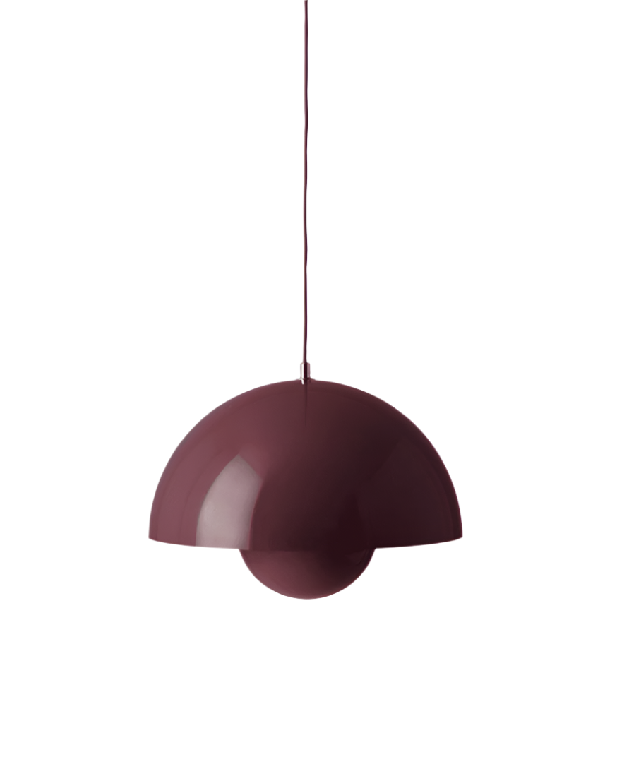 &Tradition - Flowerpot VP7 Verner Panton 1968 Dark Plum