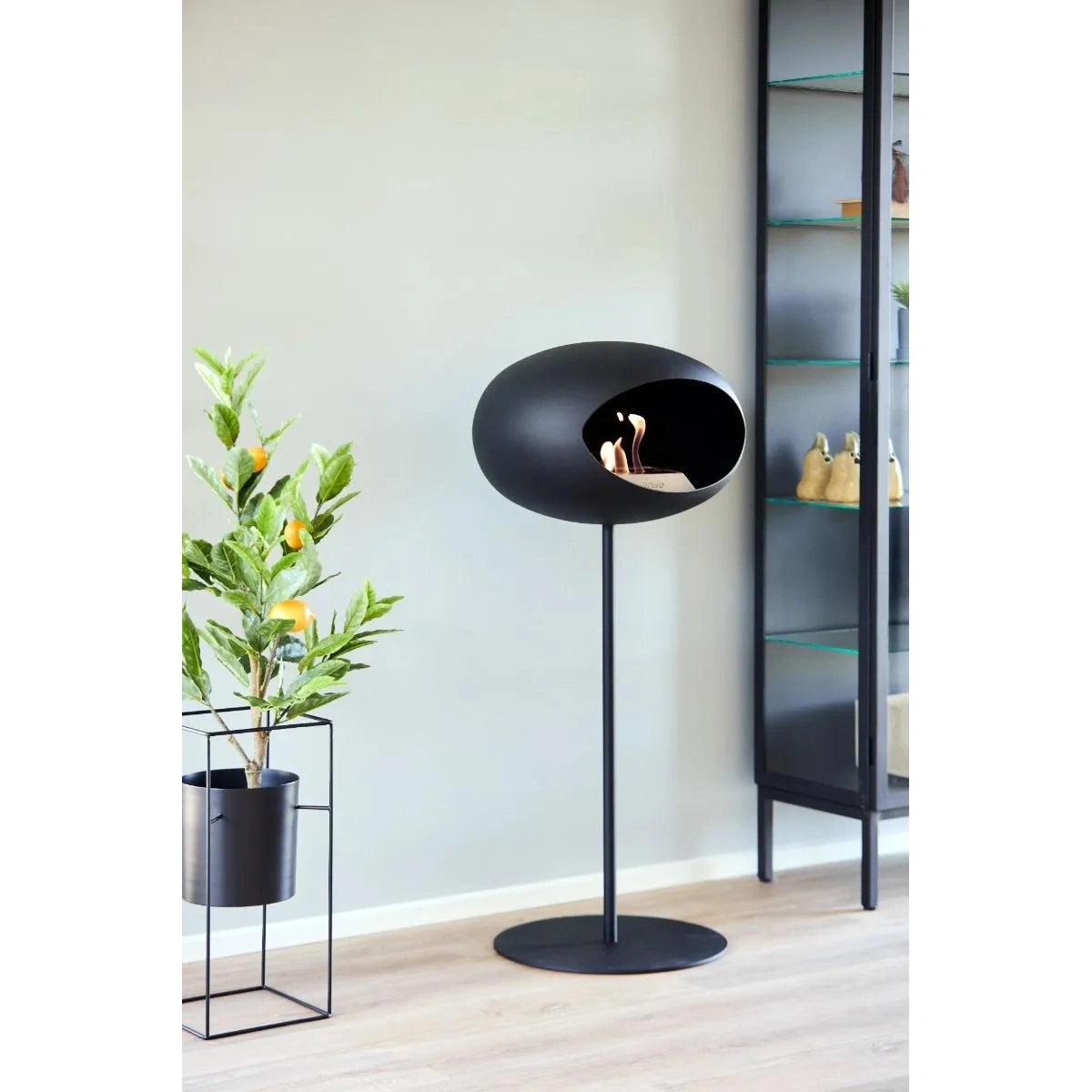 Le Feu - Black Ground Steel High Bioethanol-Kamin