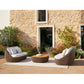 Point - Heritage Loungetisch Geflecht / Teak Oval