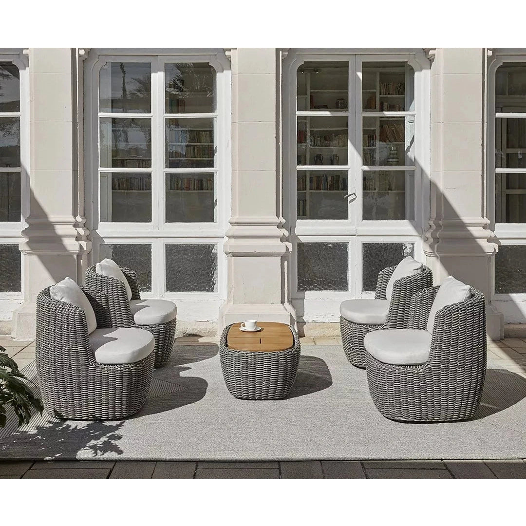 Point - Heritage Loungetisch Geflecht / Teak