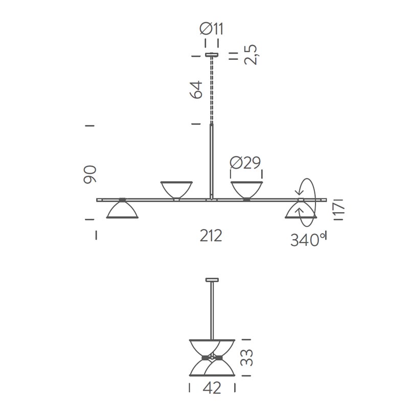 Nemo Lighting - LBB01 Pendelleuchte