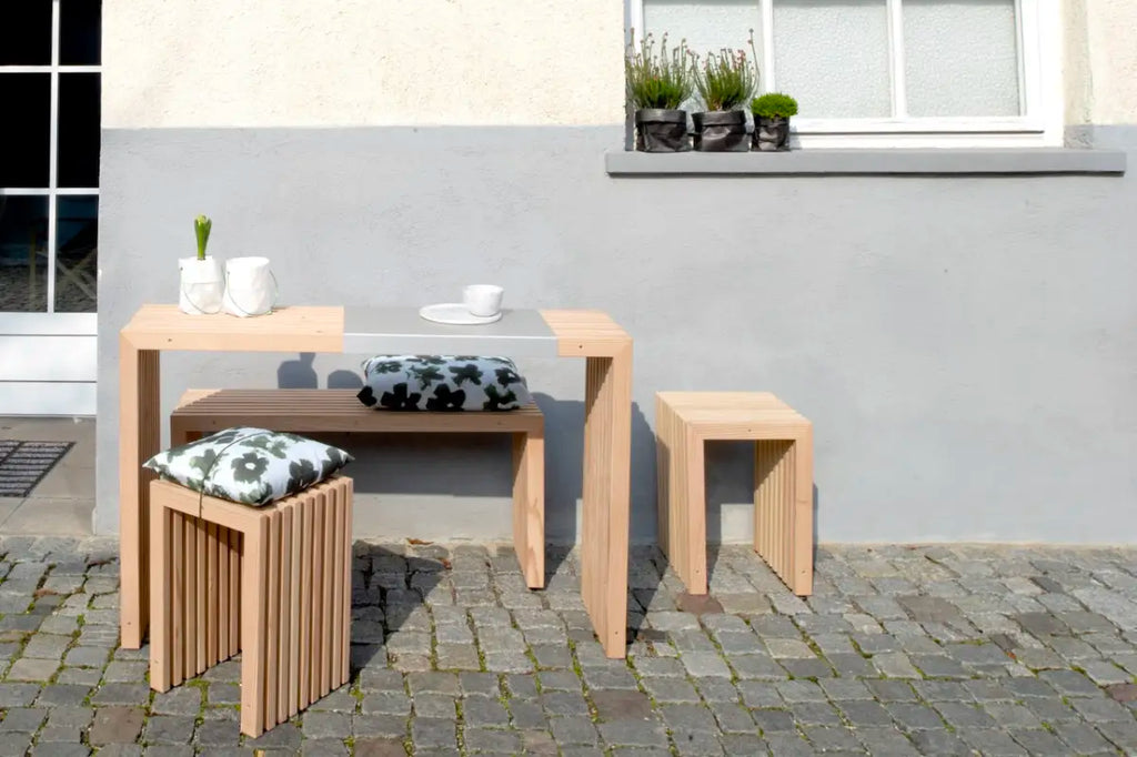 Raumgestalt - Gartenbank aus Douglasie