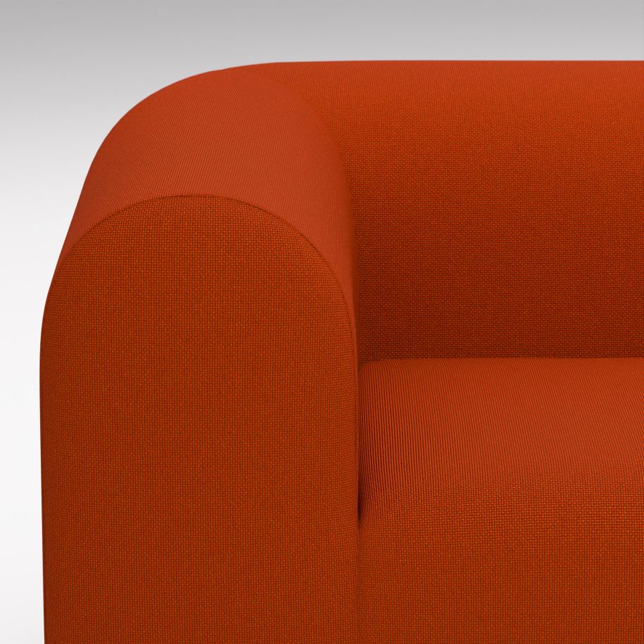 Tom Dixon - 3-Sitzer Sofa Plump Orange