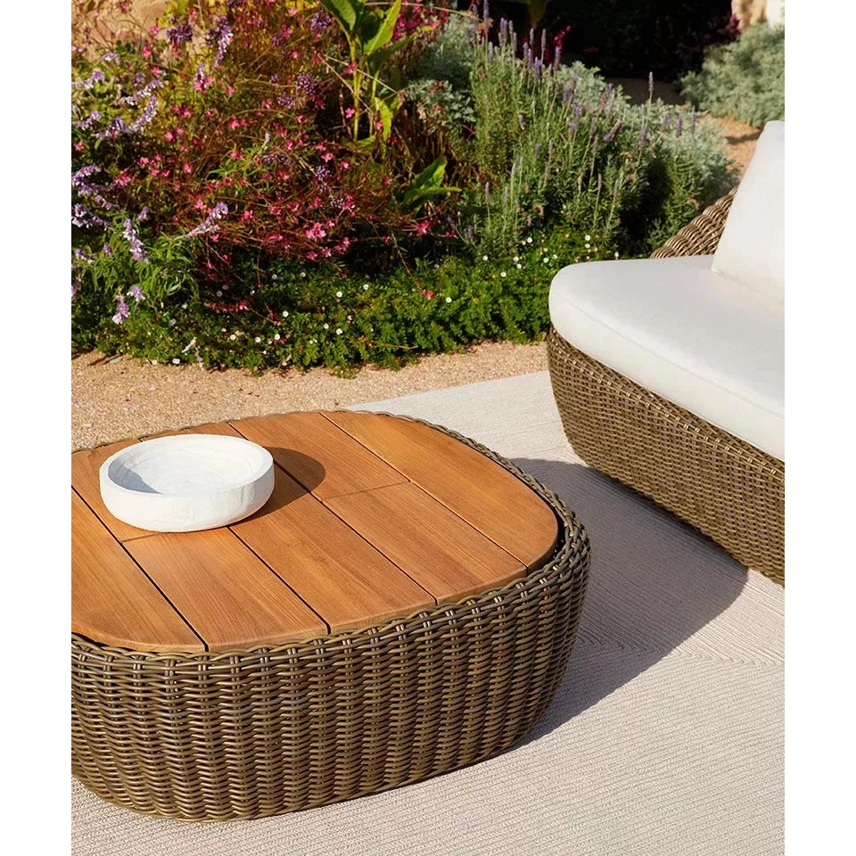 Point - Heritage Loungetisch Geflecht / Teak