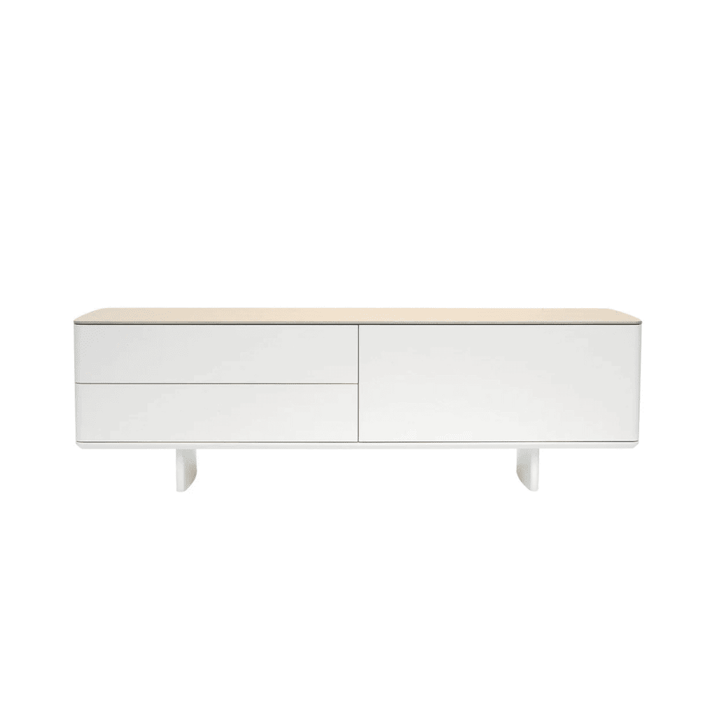 Tecno Spa - Sideboard Shift White & Durmast von Foster + Partners