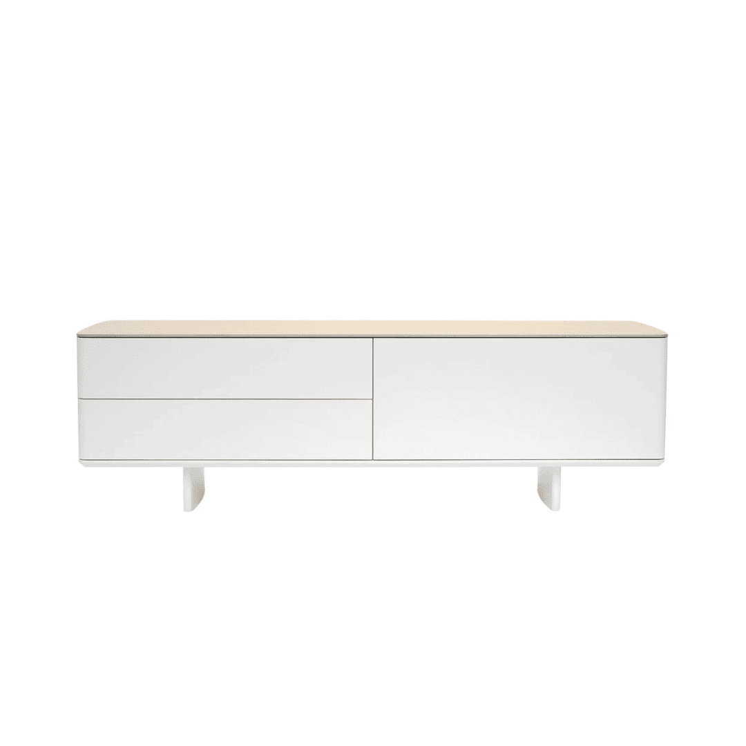 Tecno Spa - Sideboard Shift White & Durmast von Foster + Partners