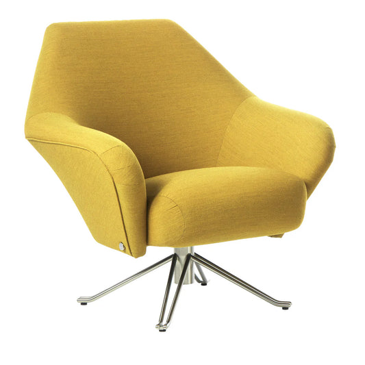 Tecno Spa - P32 Gelber drehbarer Sessel von Osvaldo Borsani