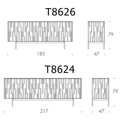 Tonin Casa - DROPS T8626/T8624 Designer Sideboard