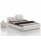 Tonin Casa - Bett Tuny Leder mit verstellbarem Kopfteil