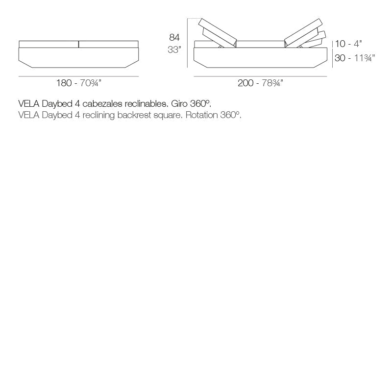 Vondom - Vela Daybed