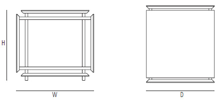 GTV Thonet - Wiener Box Couchtische