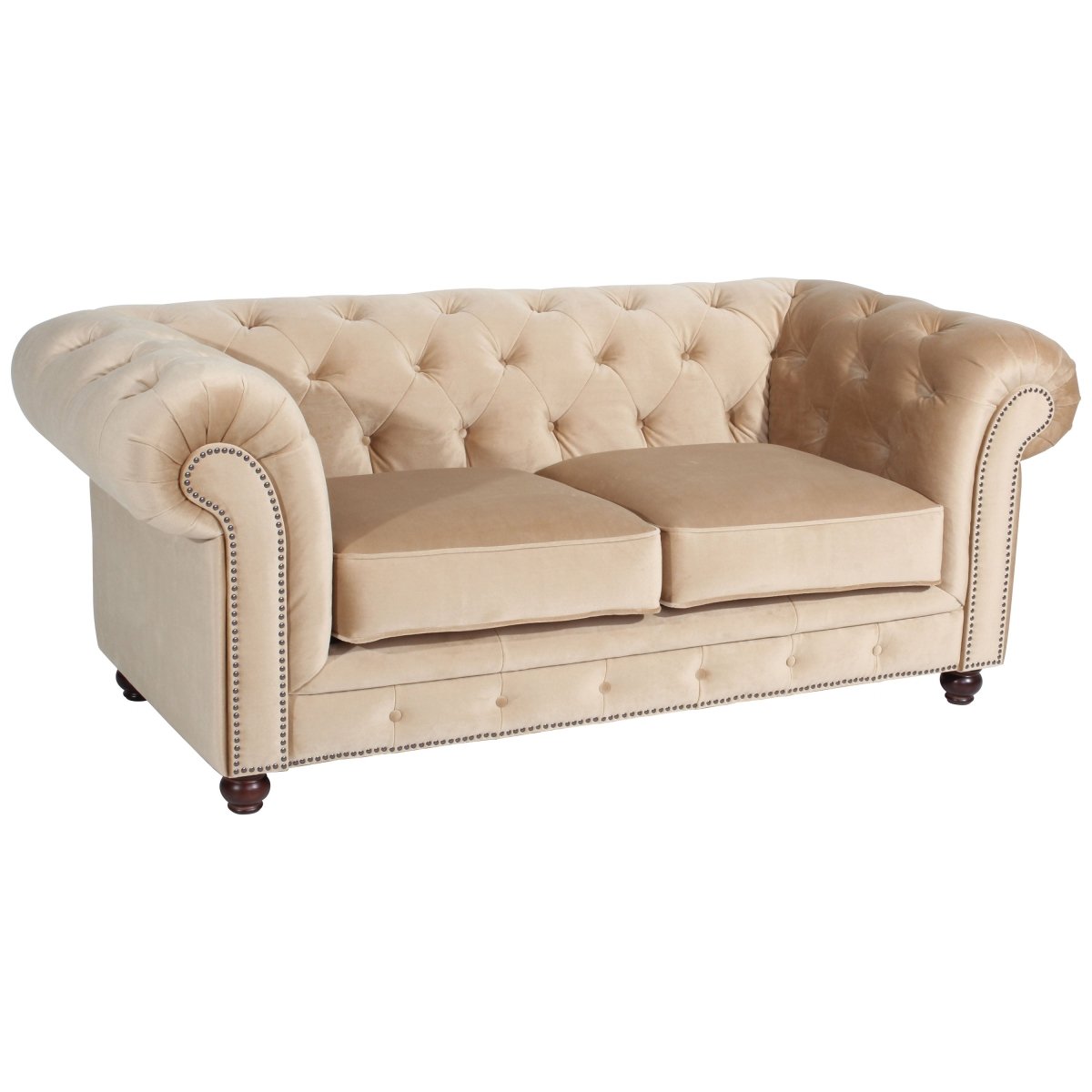 Max Winzer - 2-Sofa Orleans Samtvelour in 8 Farben