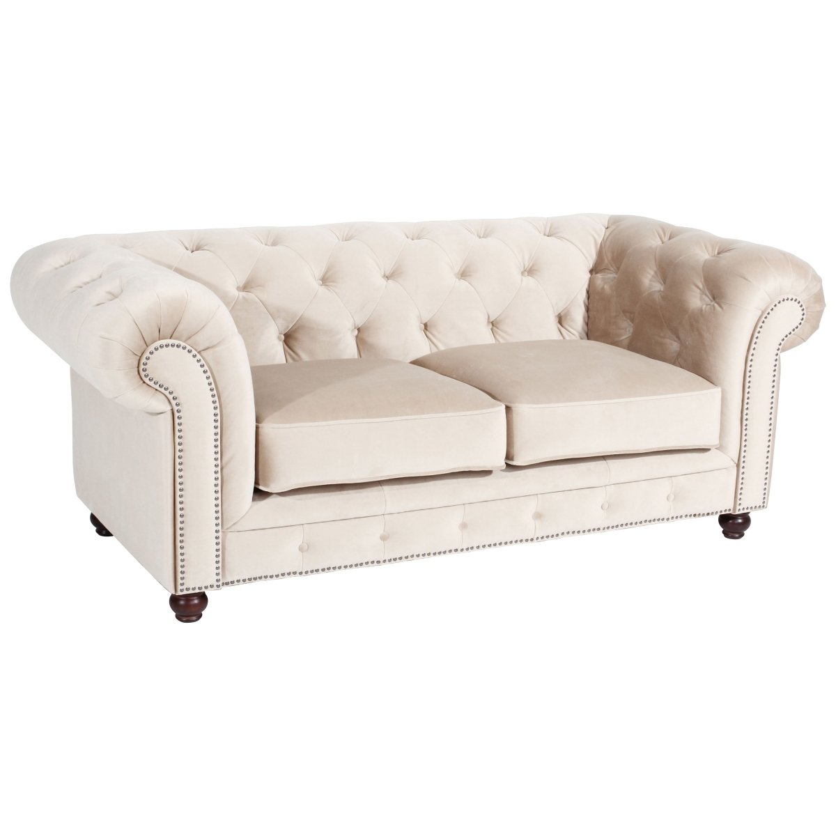 Max Winzer - 2-Sofa Orleans Samtvelour in 8 Farben