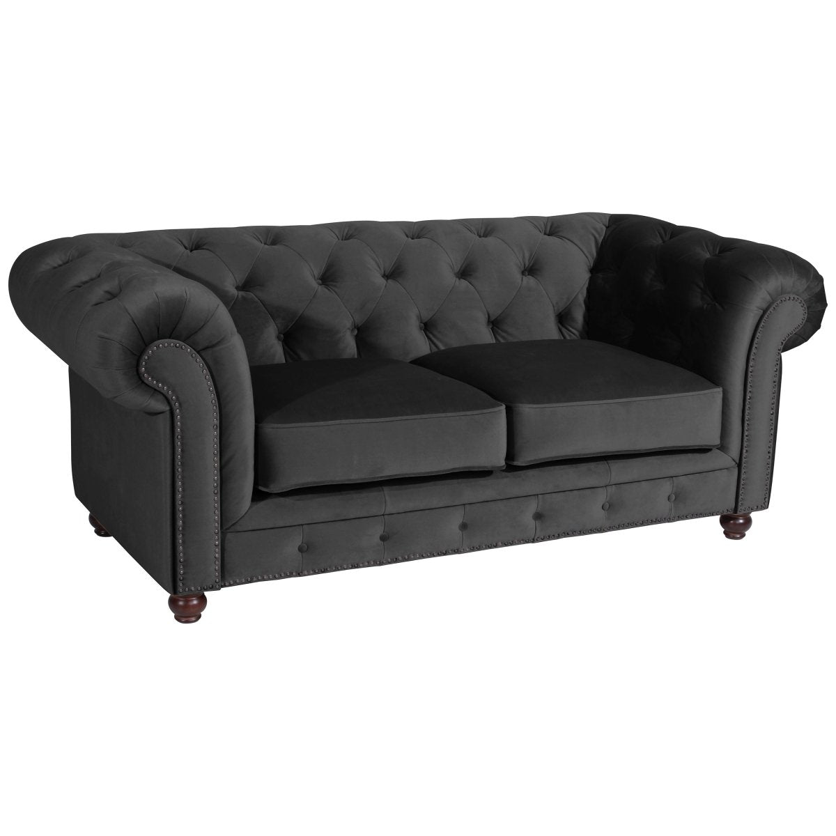 Max Winzer - 2-Sofa Orleans Samtvelour in 8 Farben