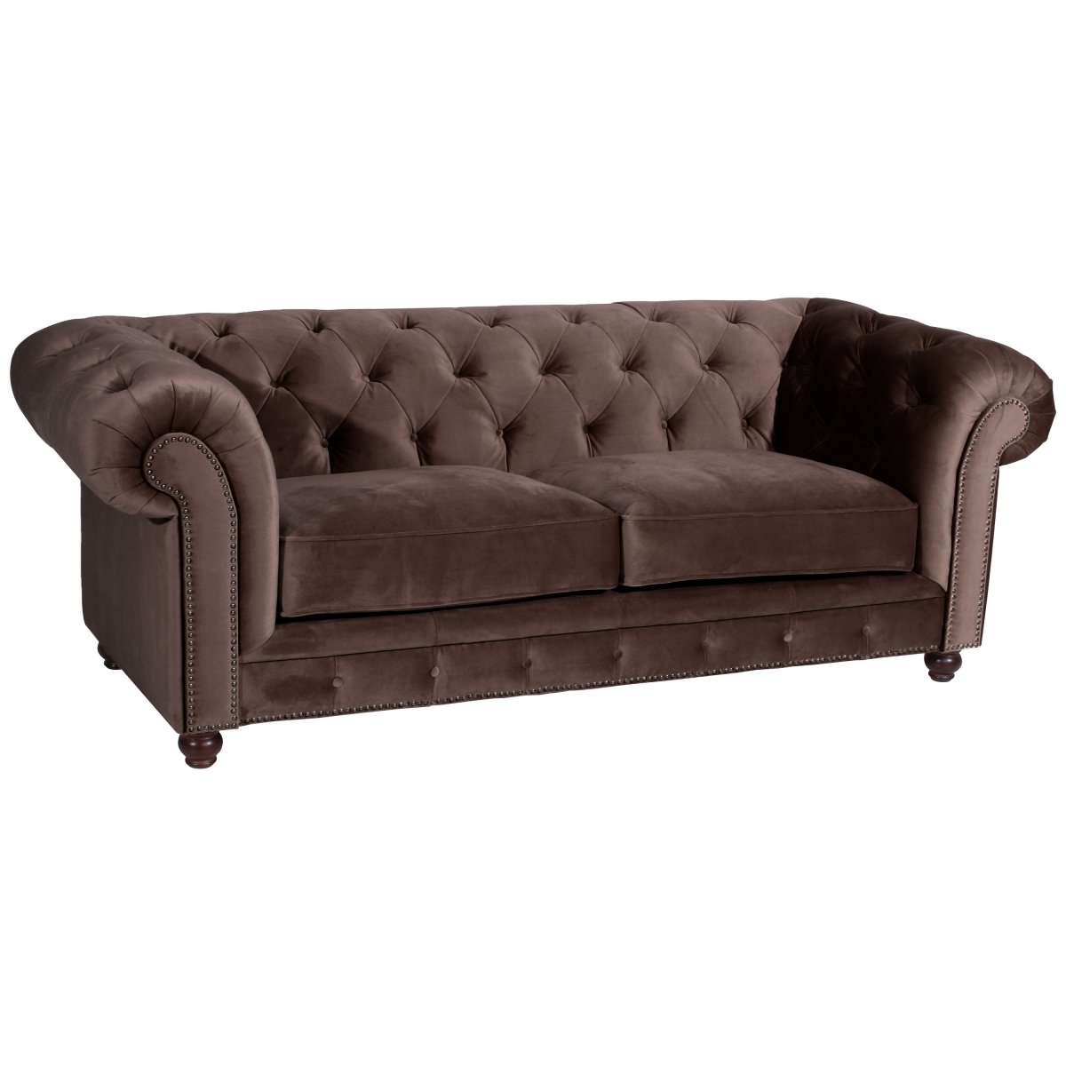 Max Winzer - 2,5-Sitzer Sofa Orleans Samtvelour in 8 Farben