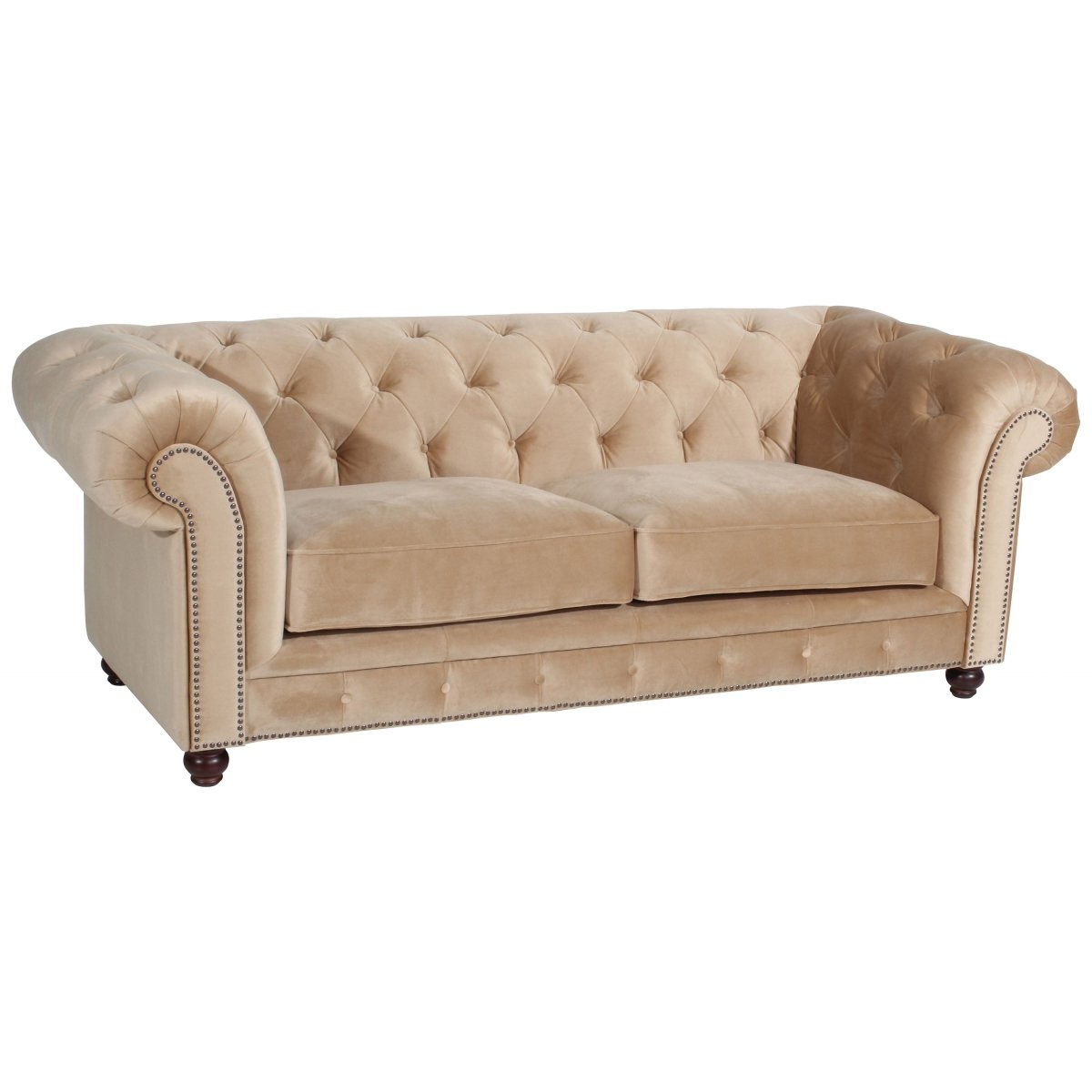 Max Winzer - 2,5-Sitzer Sofa Orleans Samtvelour in 8 Farben