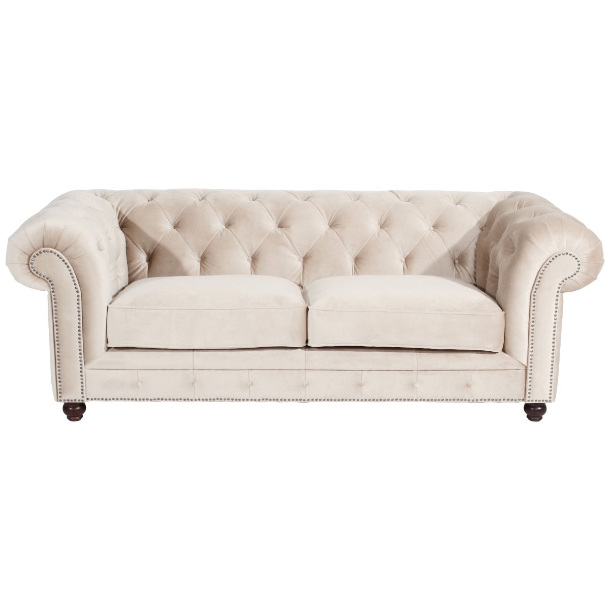 Max Winzer - 2,5-Sitzer Sofa Orleans Samtvelour in 8 Farben