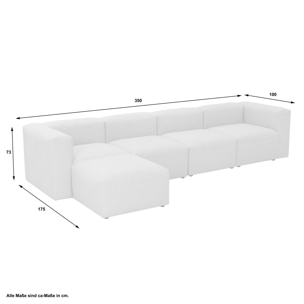 Max Winzer - Lena modulares Sofa-Set 07 Creme