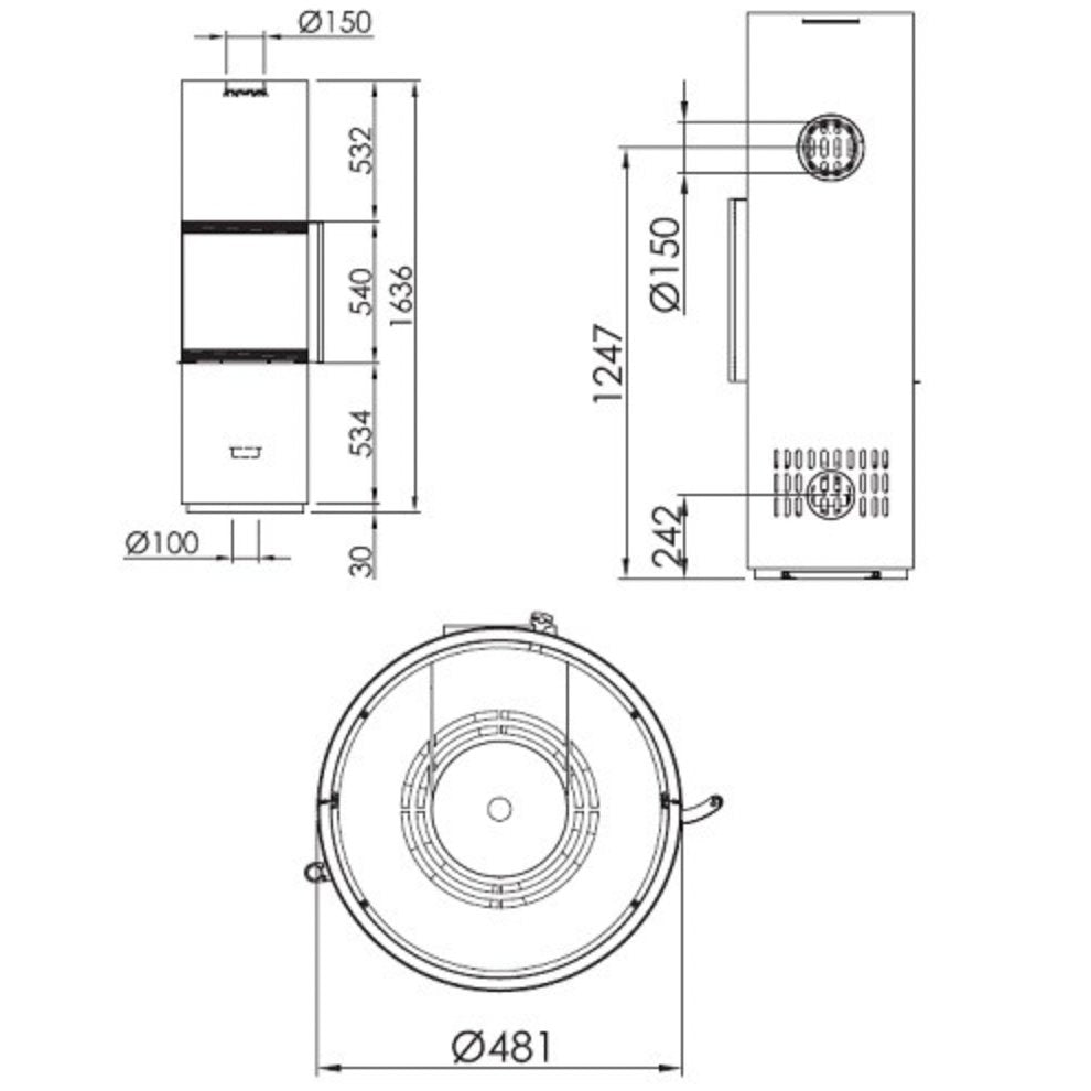 Spartherm - Kaminofen Passo L 6,1 kW