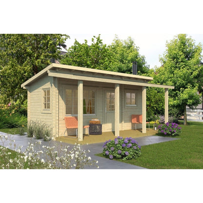 Tene Saunahaus MODERNI PIHASAUNA 19