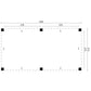 Tuindeco - Pavillon / Carport Renesse 600 Selbstbausatz