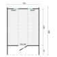 Tuindeco - Thermowood Saunafass Ø195x300